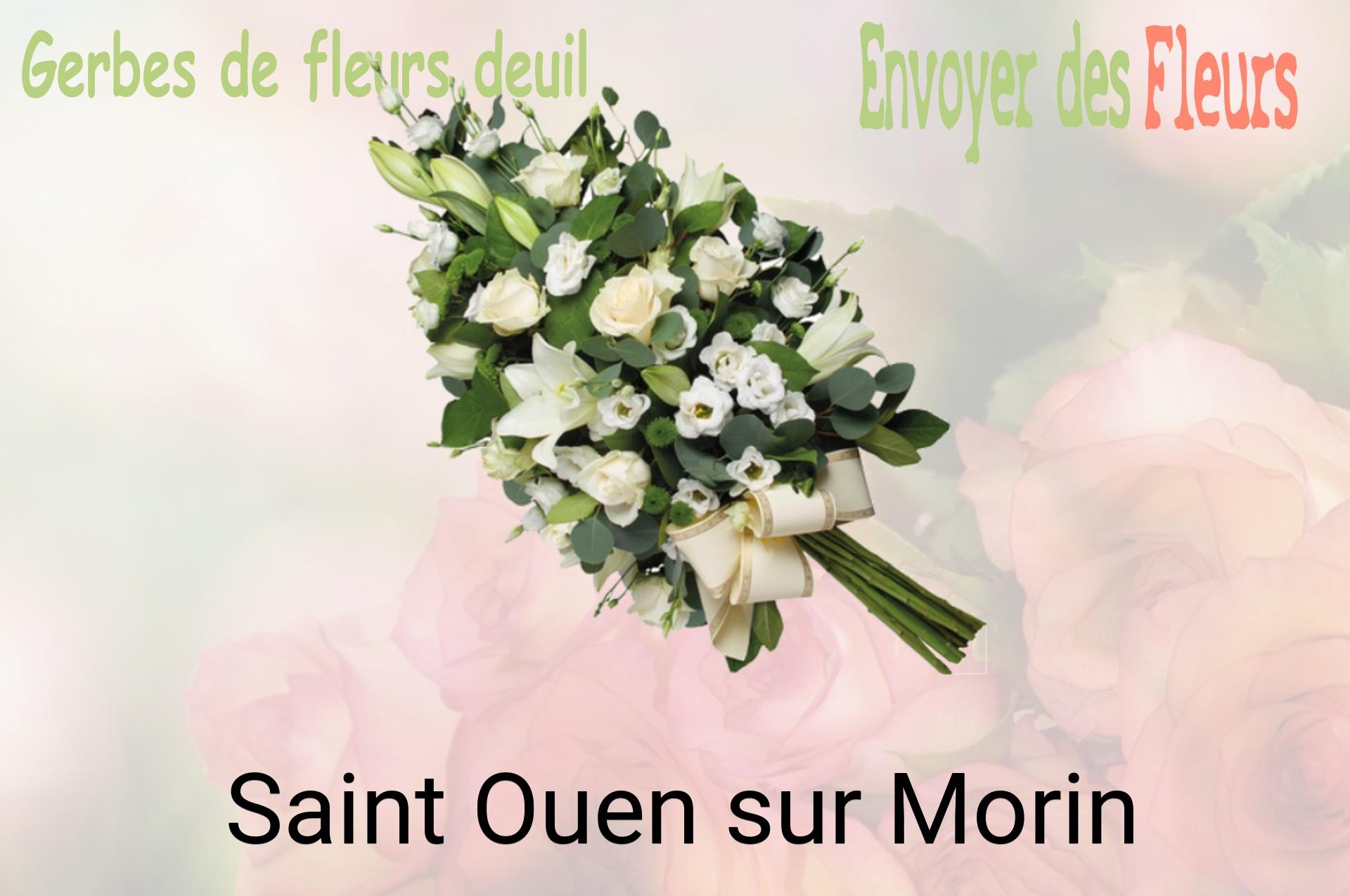 Gerbe de fleurs de deuil livrée à Saint-Ouen-sur-Morin